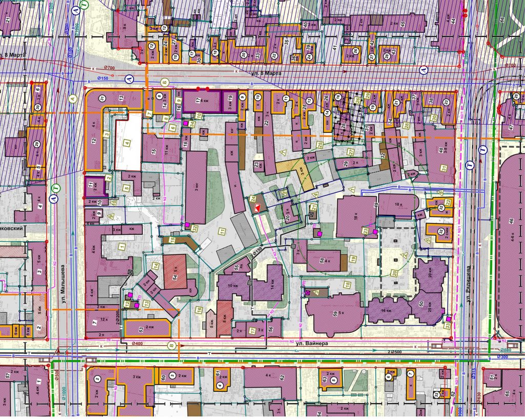 Квартал улиц Радищева – Вайнера – Малышева – 8 Марта | УралНИИпроект