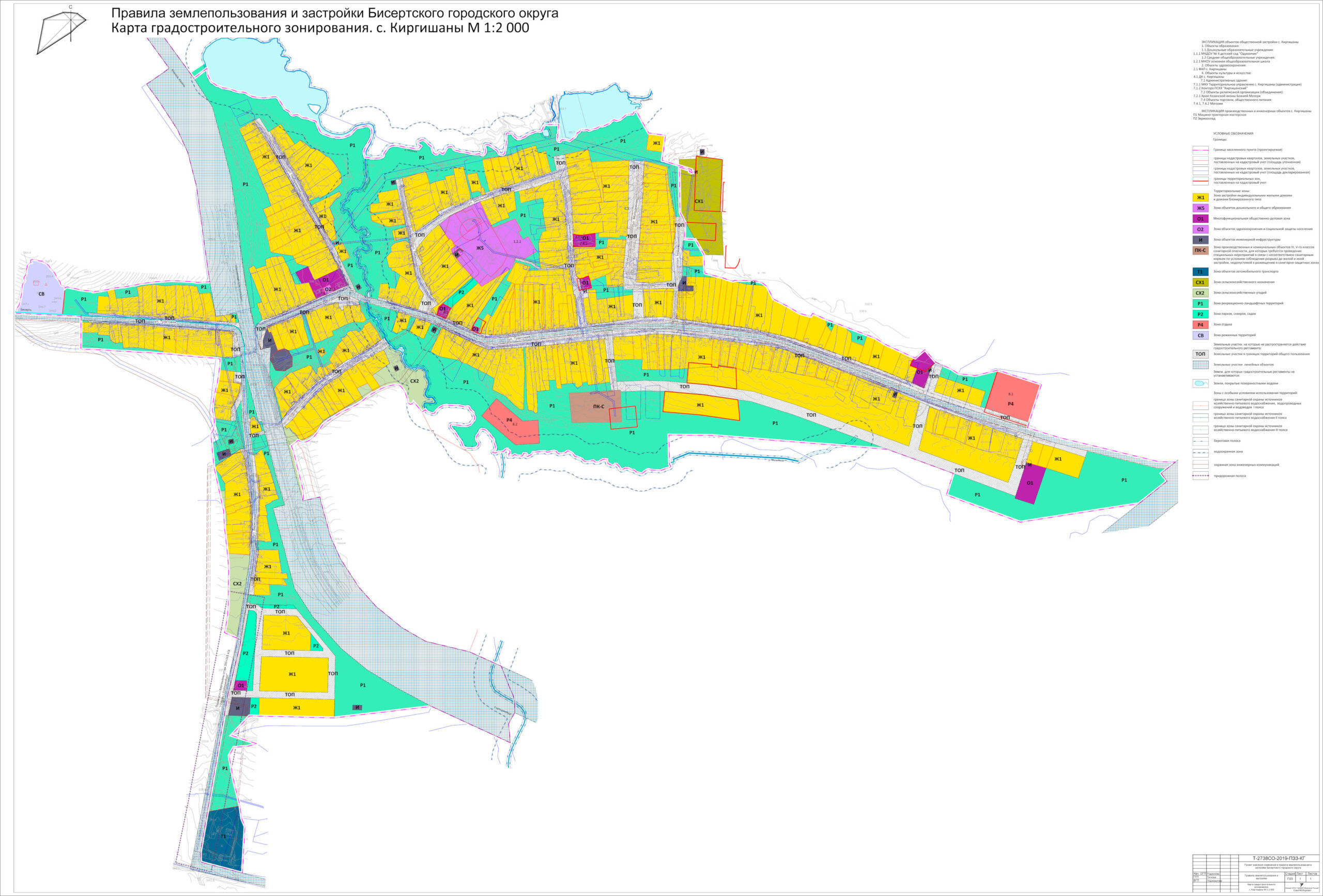 Карта градостроительного зонирования евпатории
